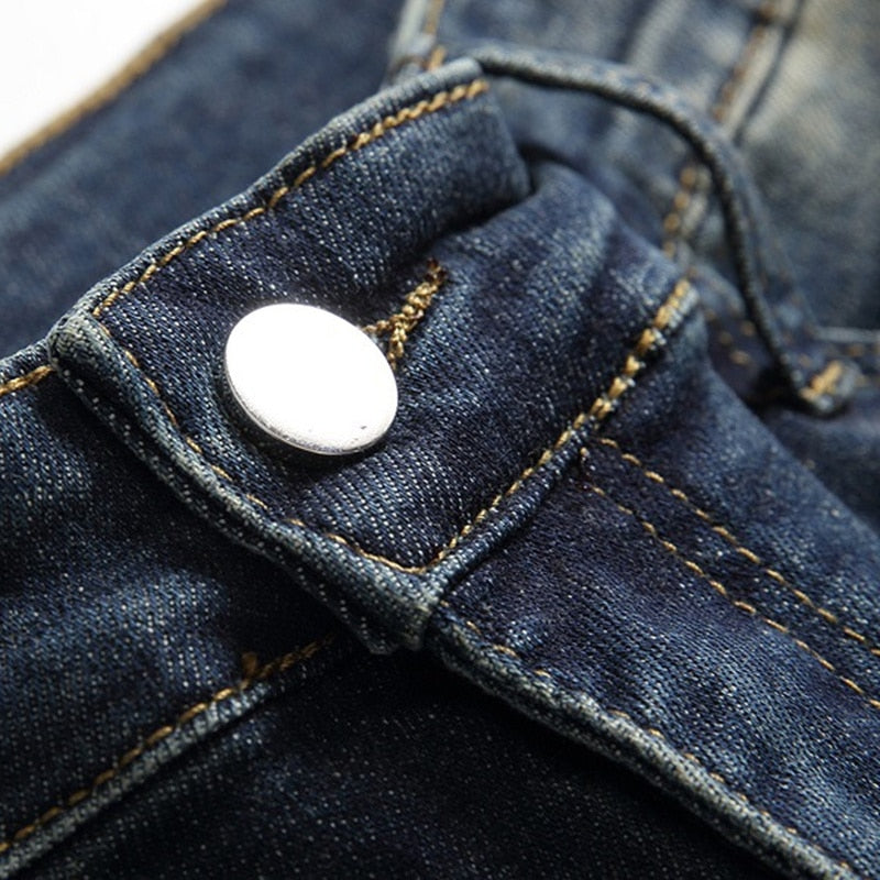 Jeans Homme Moto Vintage