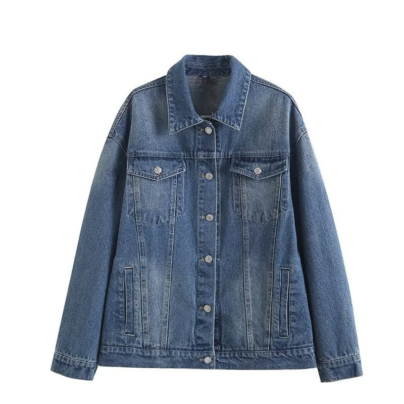 Look Veste Jean Vintage