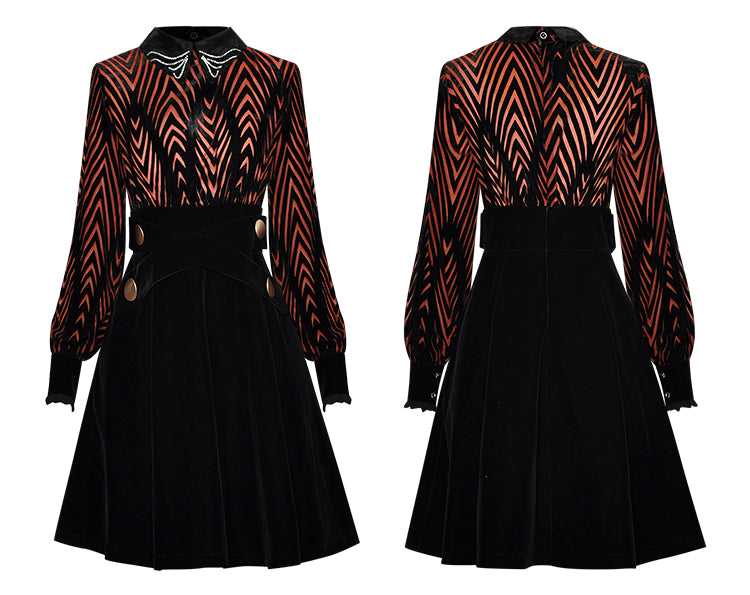 Robe Rockabilly Ambiance Noir