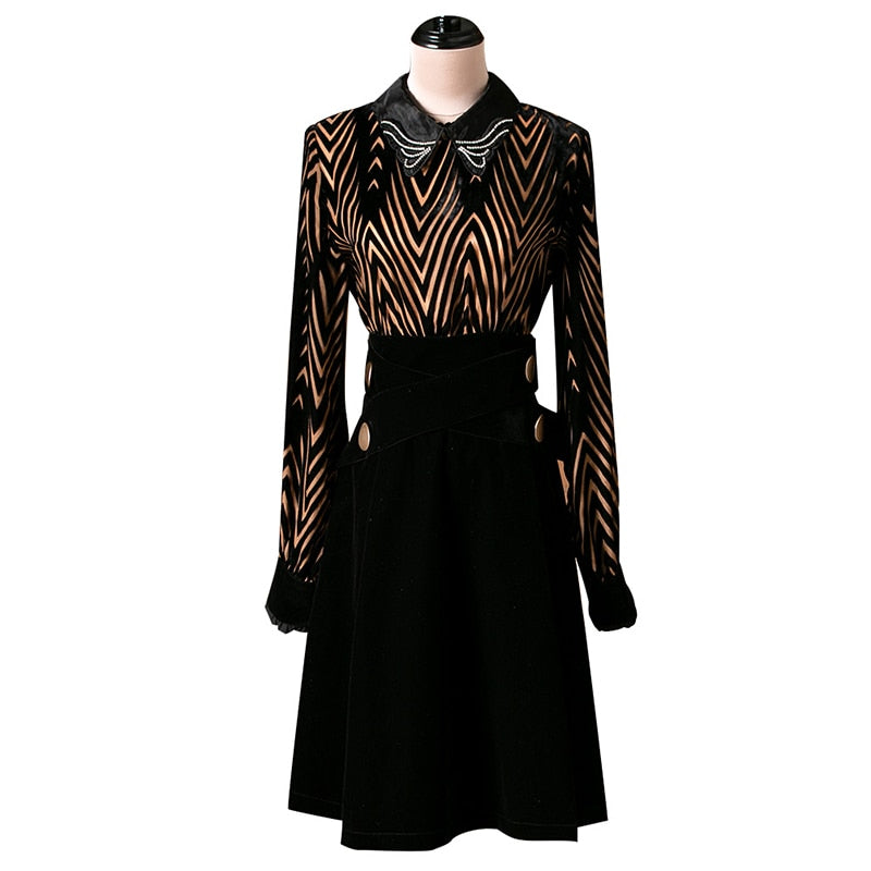 Robe Rockabilly Ambiance Noir