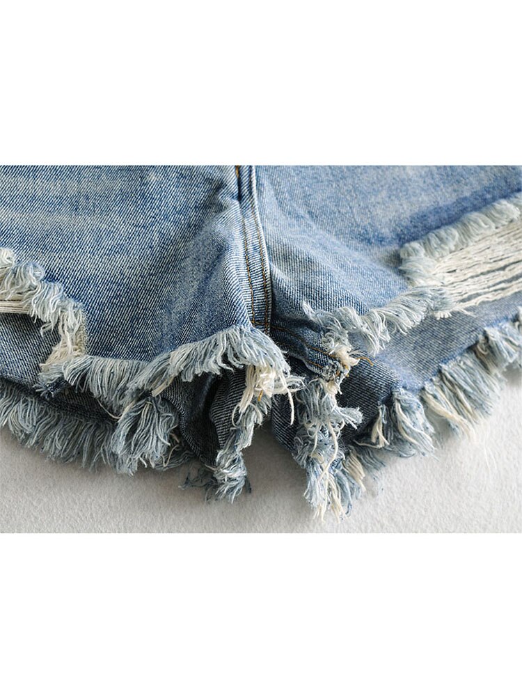 Short Jean Vintage Destroy