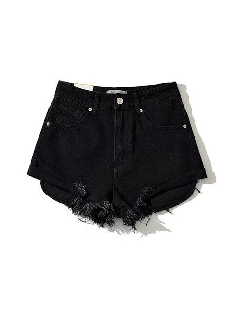 Short Jeans Vintage Femme Rétro