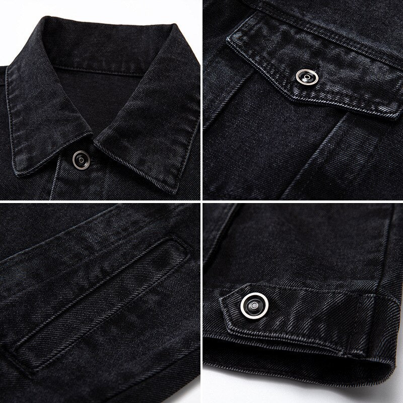 Veste En Jean Vintage Look Rétro