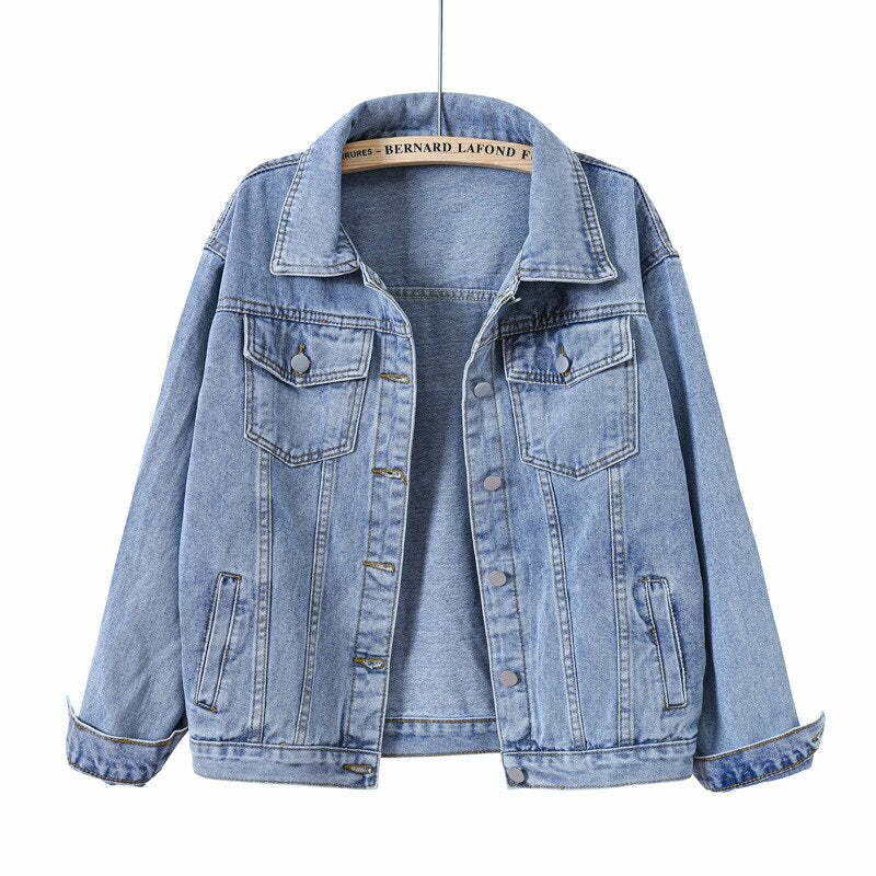 Veste Jeans Femme Vintage Large