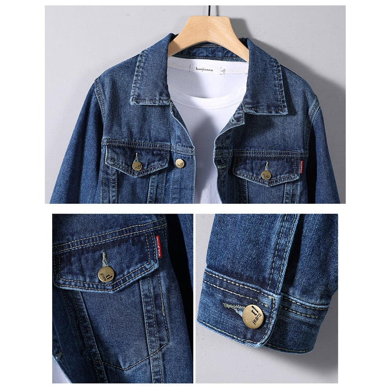 Veste Vintage En Jean Rétro