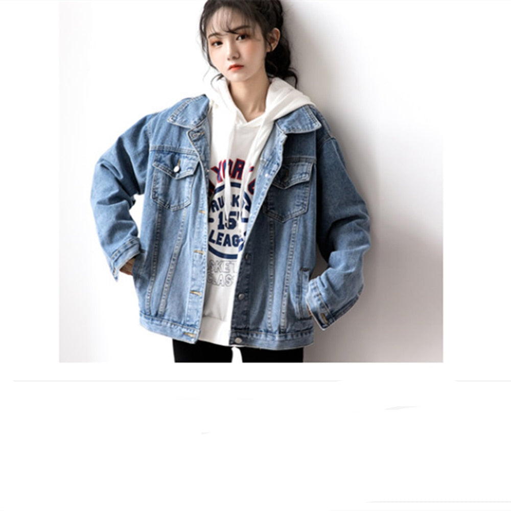 Vintage Look Jean Veste