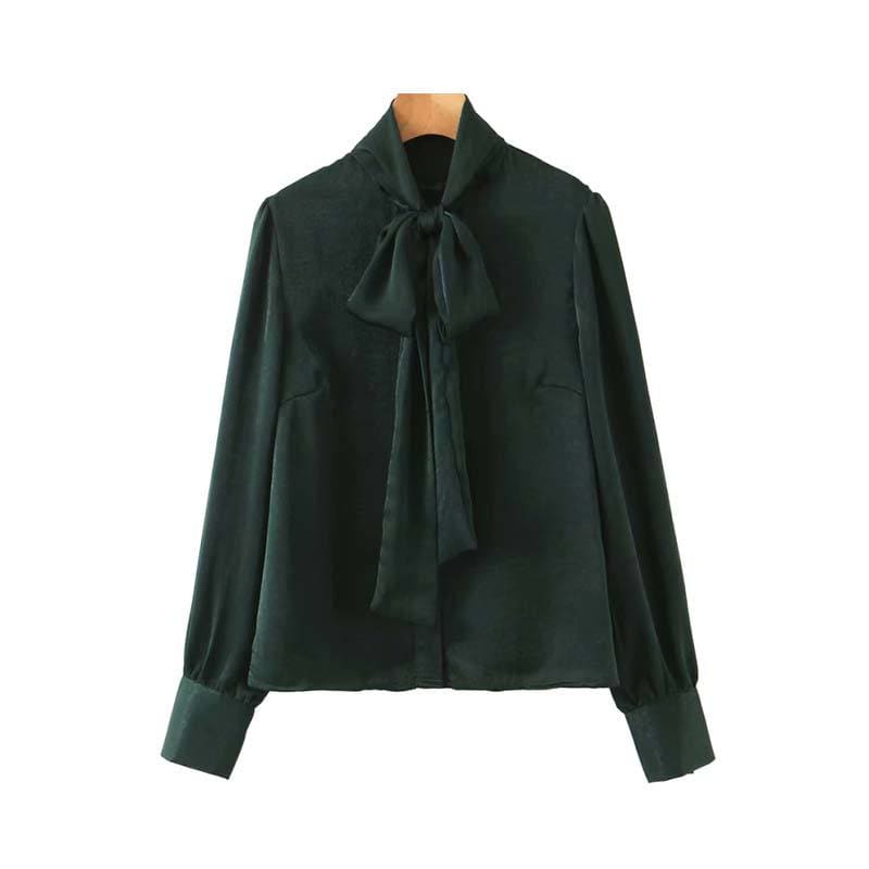 Blouse Verte Vintage