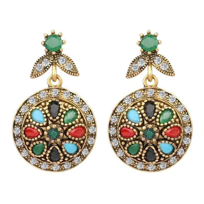 Boucle D’Oreille Vintage Multi