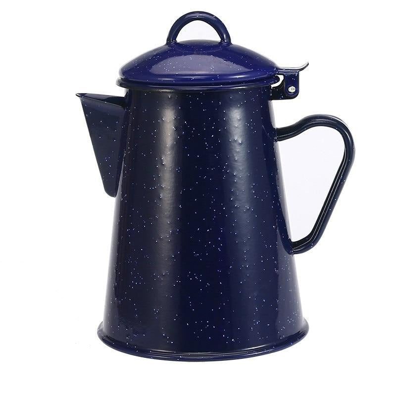 Bouilloire bleu vintage