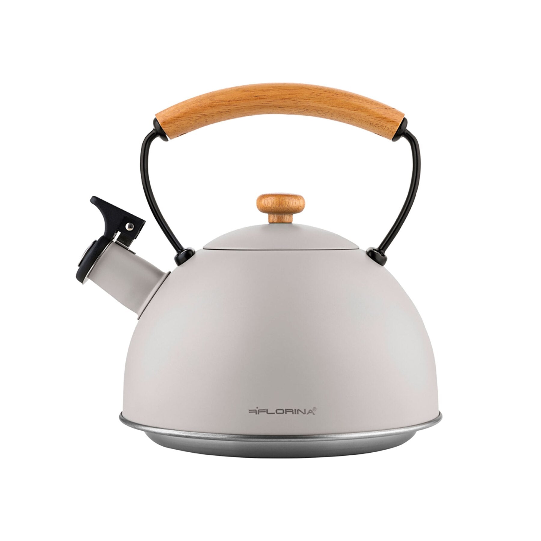 Bouilloire vintage blanche