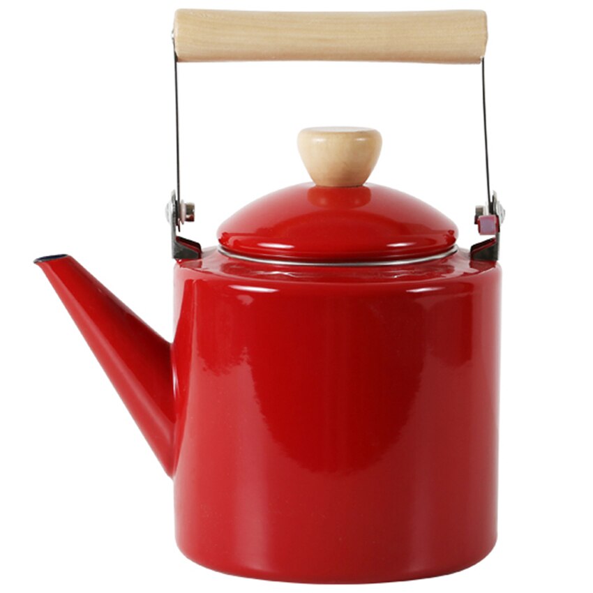 Bouilloire vintage rouge