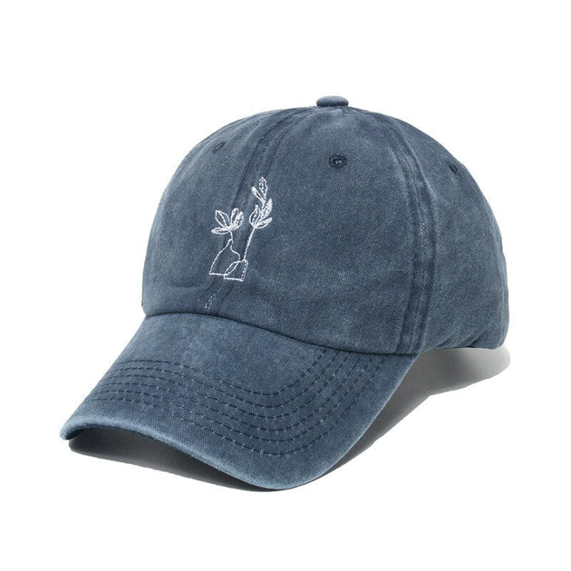 Casquette vintage décontractée en cuir noir véritable pour homme • Vintage Univers