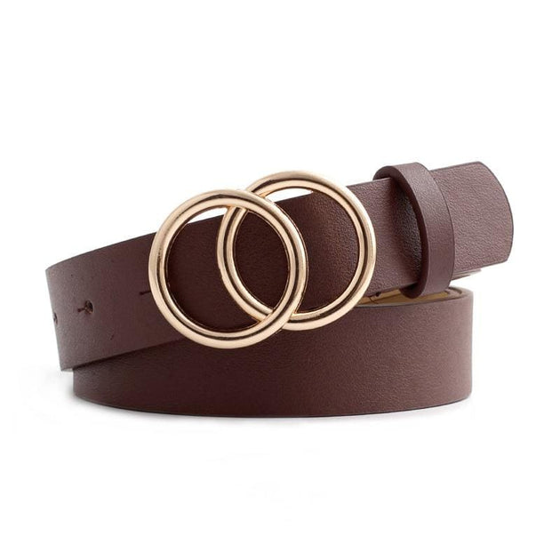 Ceinture Vintage Denise Denis Taille 34 - Cuir Multicolore - Occasion - Pour Femme