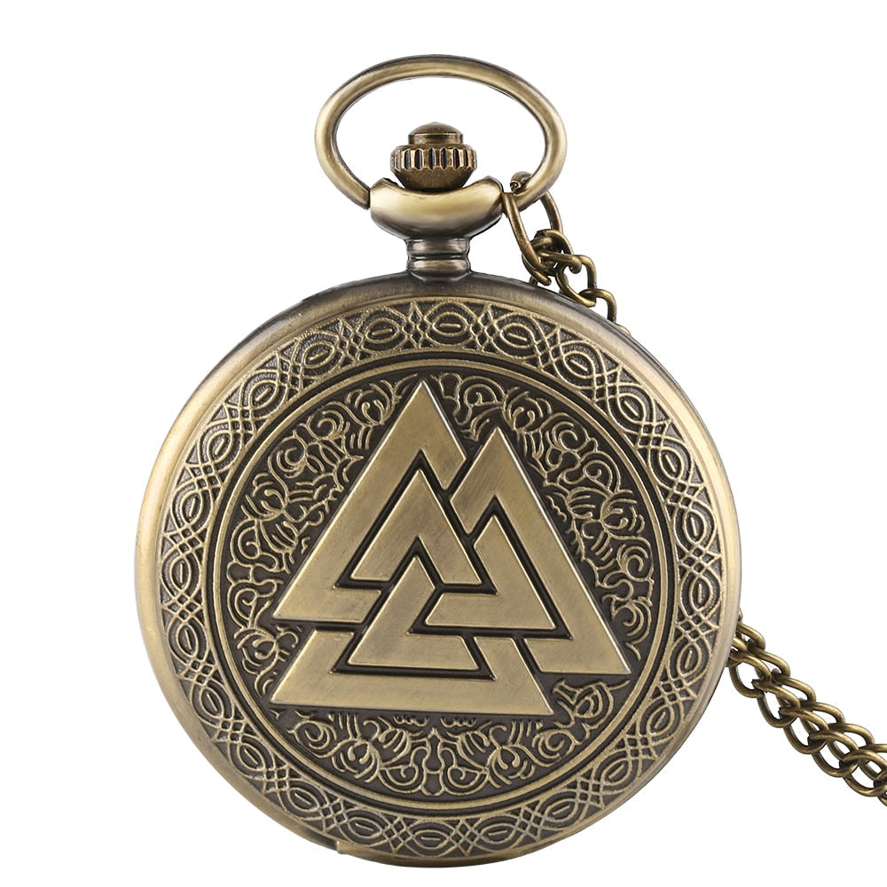 Chaine vintage avec pendentif montre