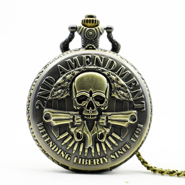 Chaines vintage de montre à goussets avec des anneux