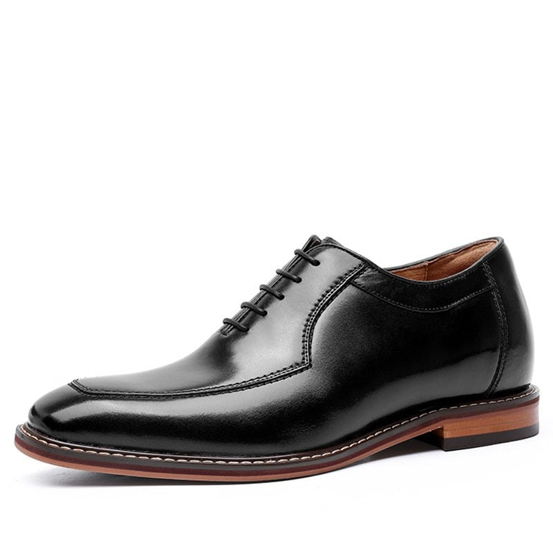 Chaussures Noires Cuir Homme Vintage