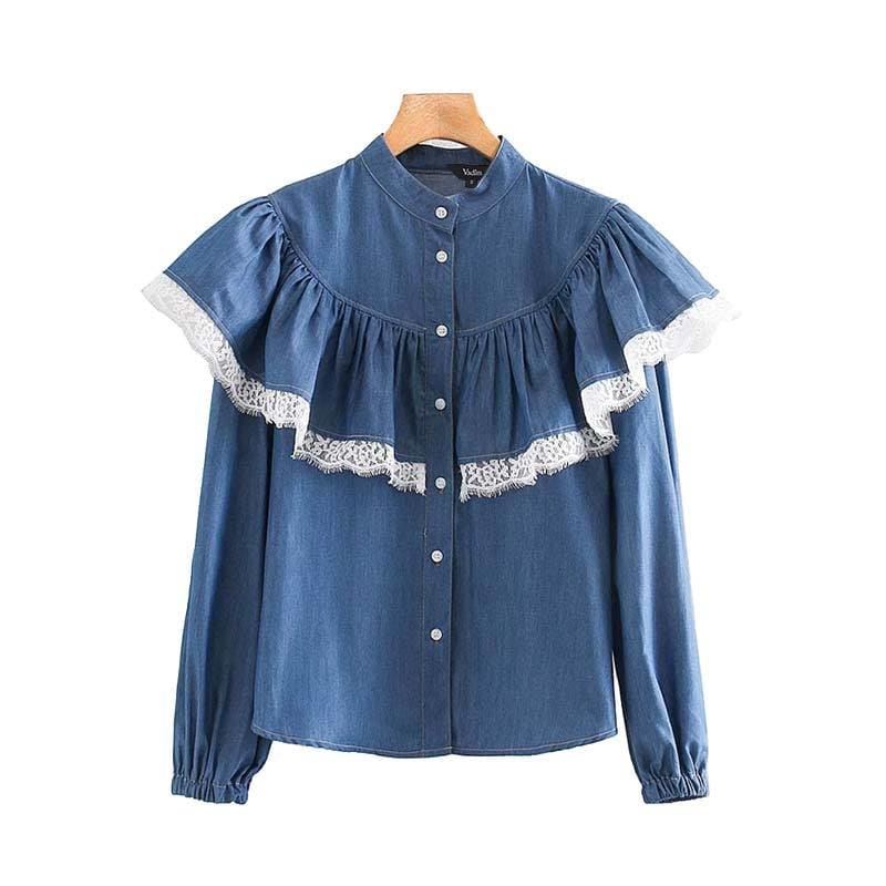 Chemisier Vintage Dentelle