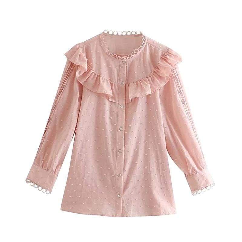 Chemisier Vintage Rose Poudré