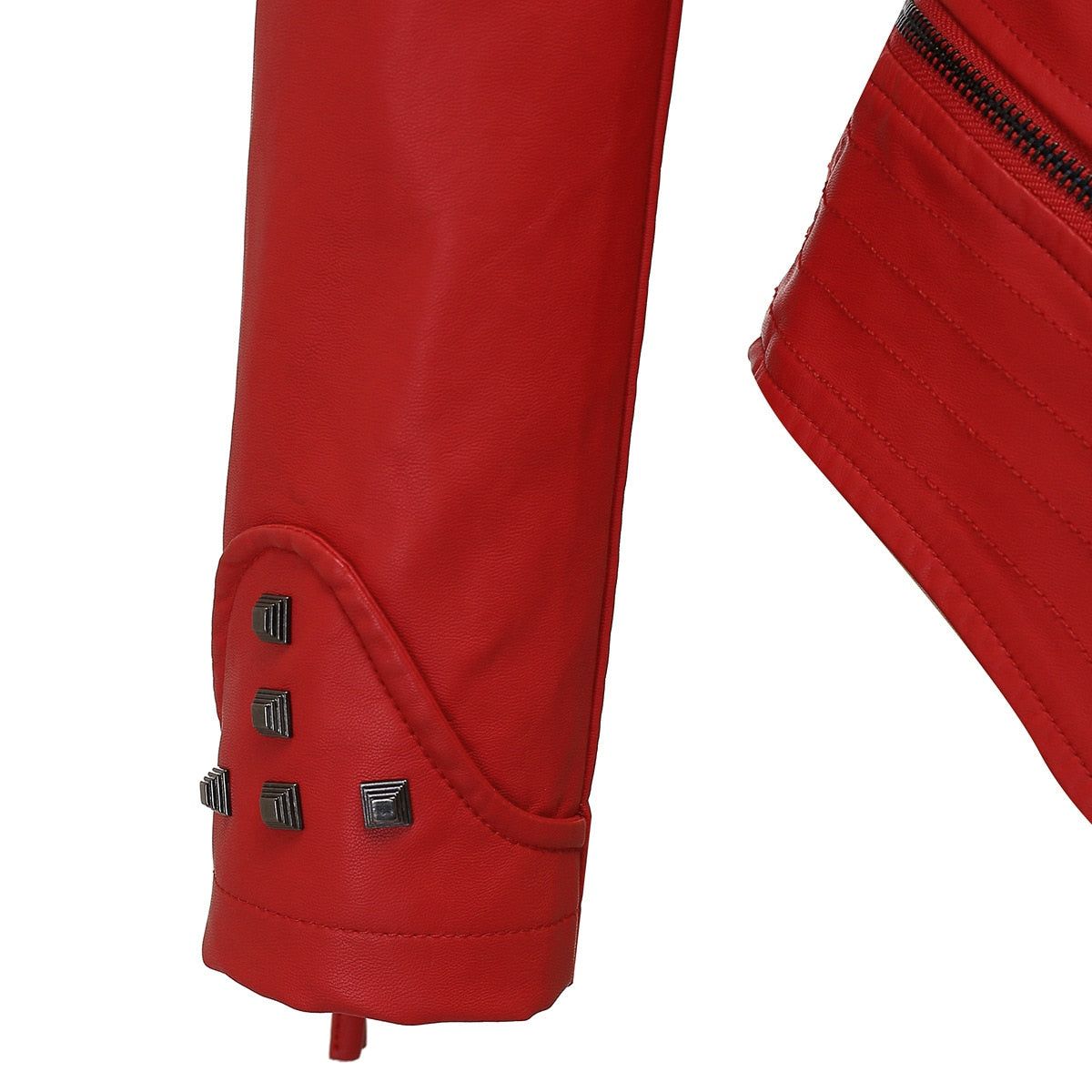 Femme Veste Cuir Vintage