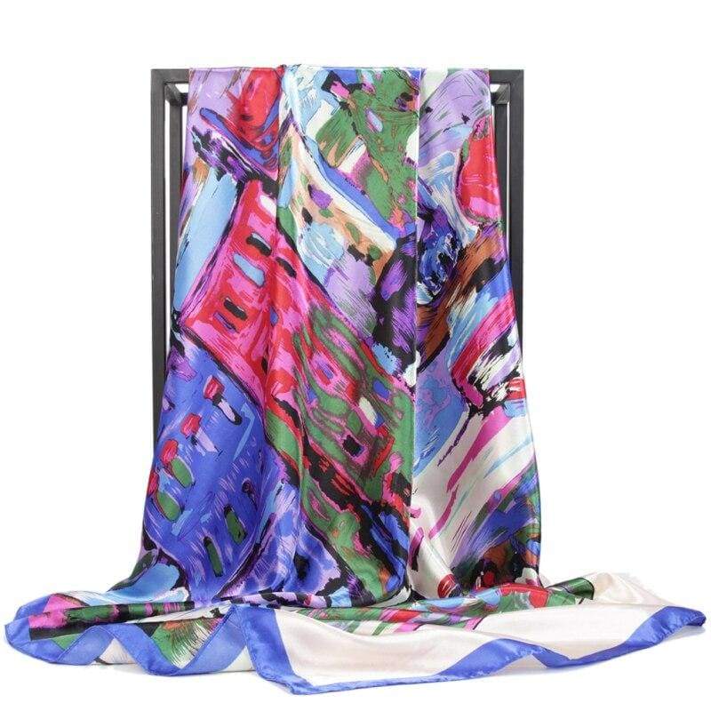 Foulard Vintage Gris