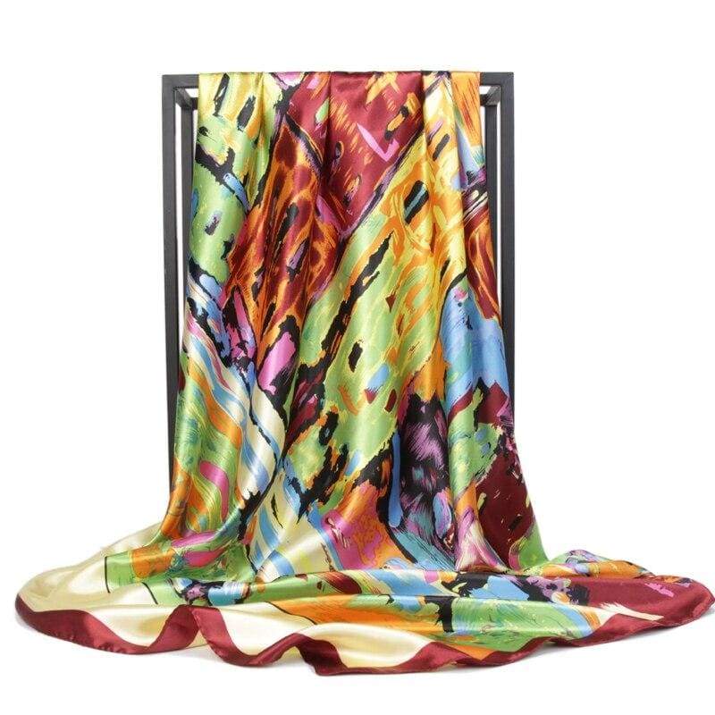 Foulard Vintage Gris