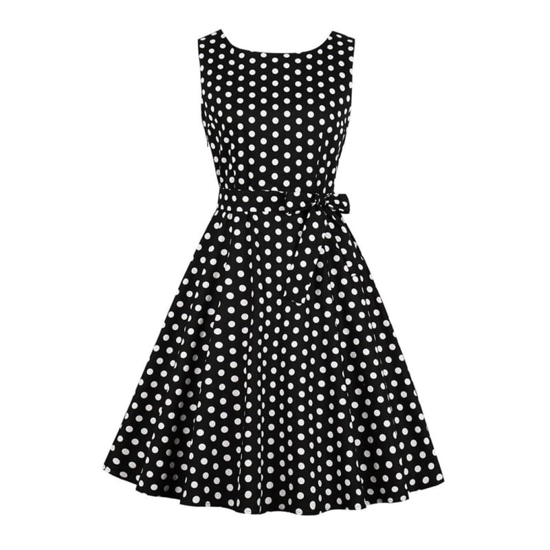 Grande Taille Robe Vintage Noir