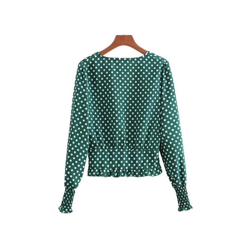 Haut Vintage Vert