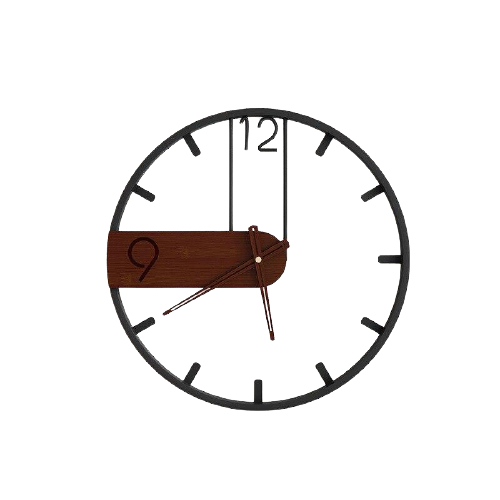 Horloge de gare vintage murale
