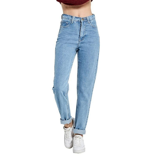 Jean vintage store femme taille haute