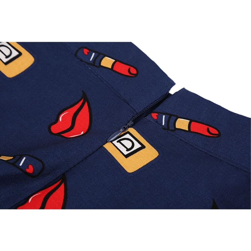 Jupe Bleu Roi Vintage