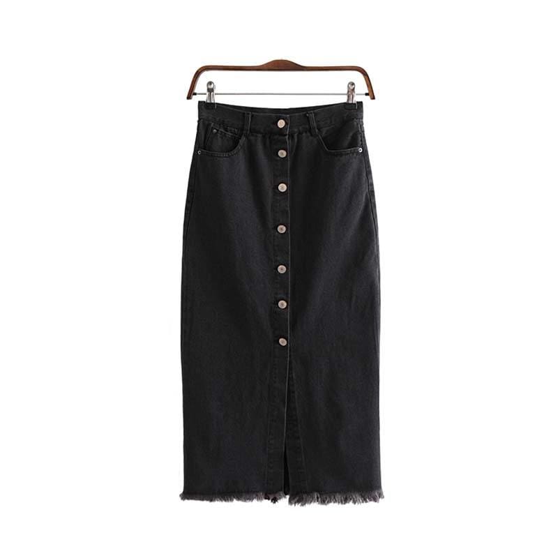 Jupe Crayon Taille Haute Vintage