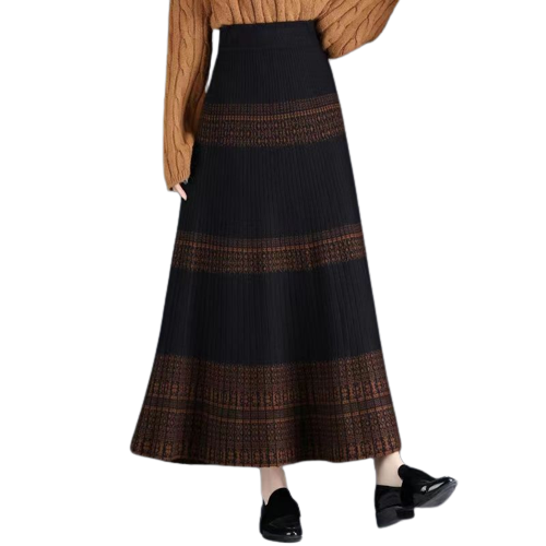 Jupe Longue Et Droite Boheme Chic