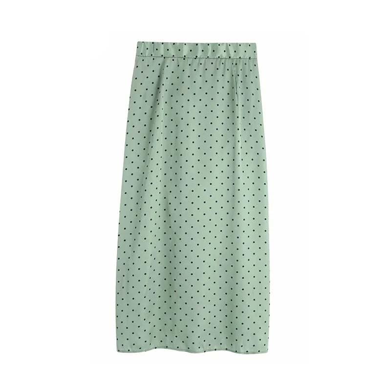 Jupe Vintage Longue Verte