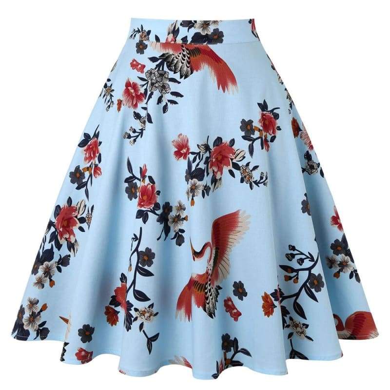 Jupe Vintage Style Bleu
