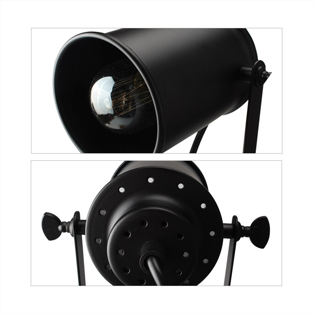 Lampe De Chevet Trépied Vintage