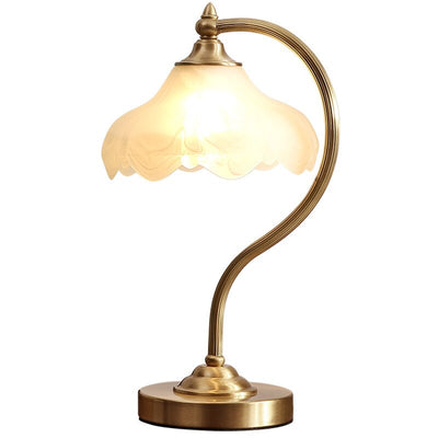 Lampe Sur Pied Courbe Vintage