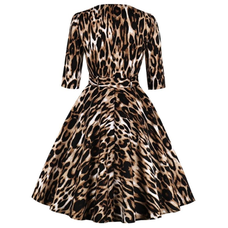 Léopard Vintage Robe