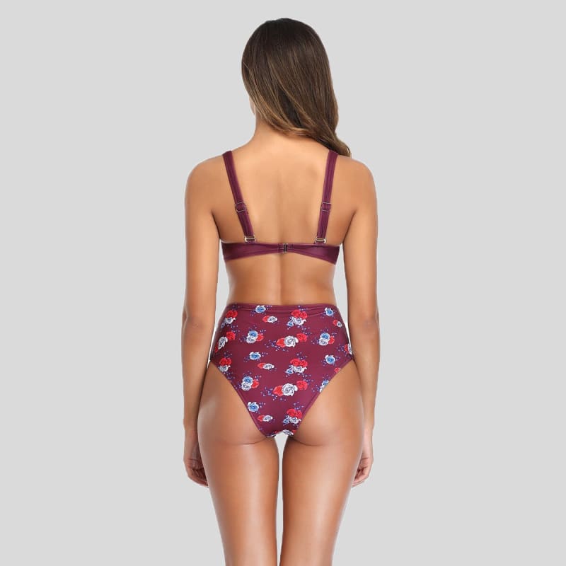 Maillot De Bain Femme Taille Haute Vintage