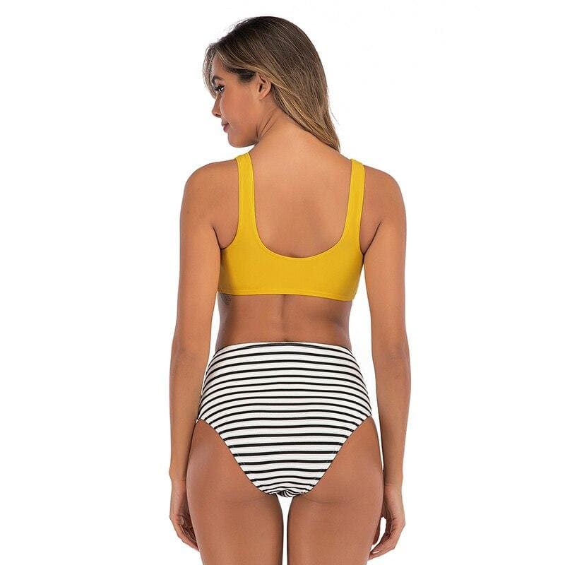 Maillot De Bain Jaune Vintage