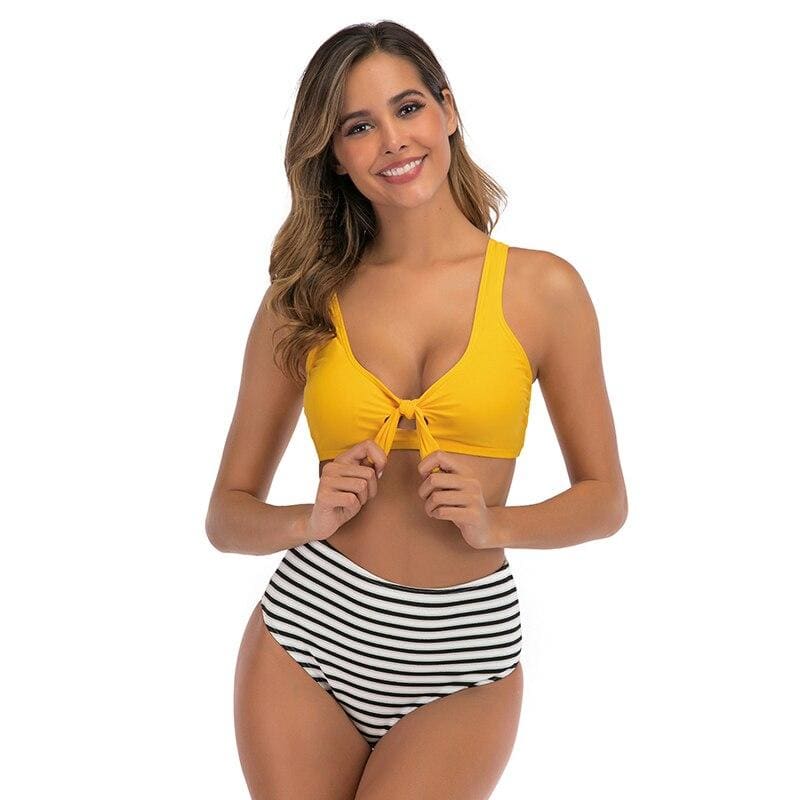 Maillot De Bain Jaune Vintage