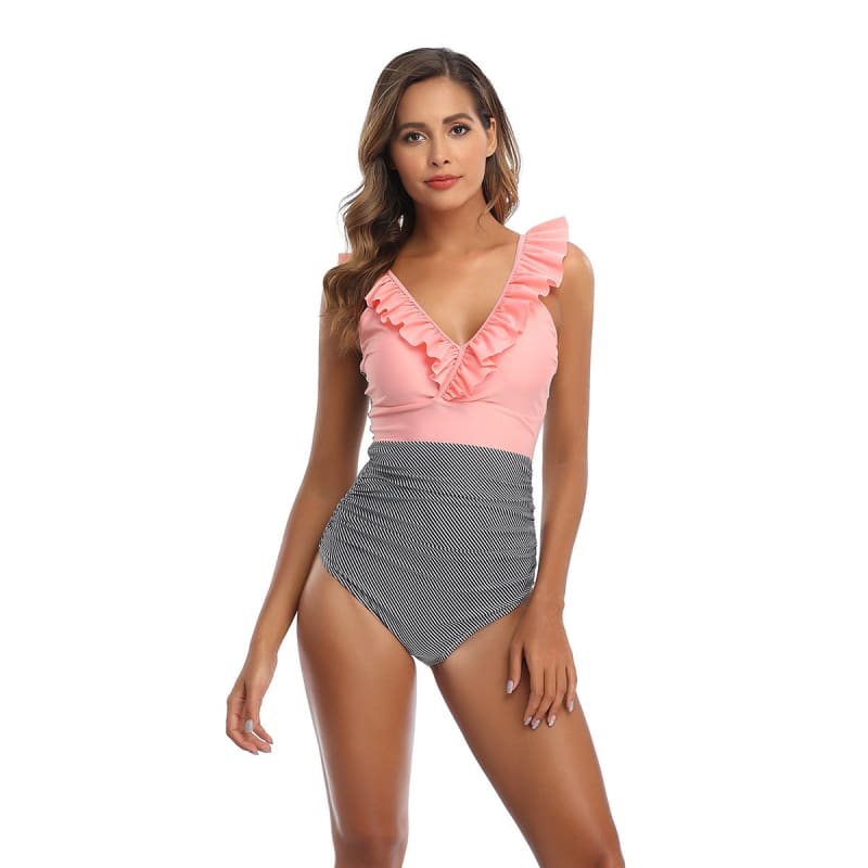 Maillot De Bain Rose Vintage