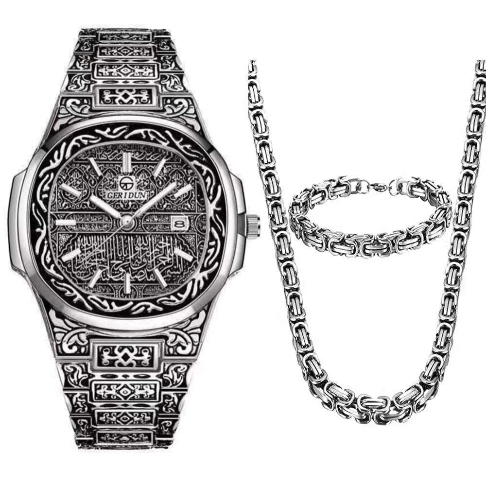 Montre hommes doré vintage