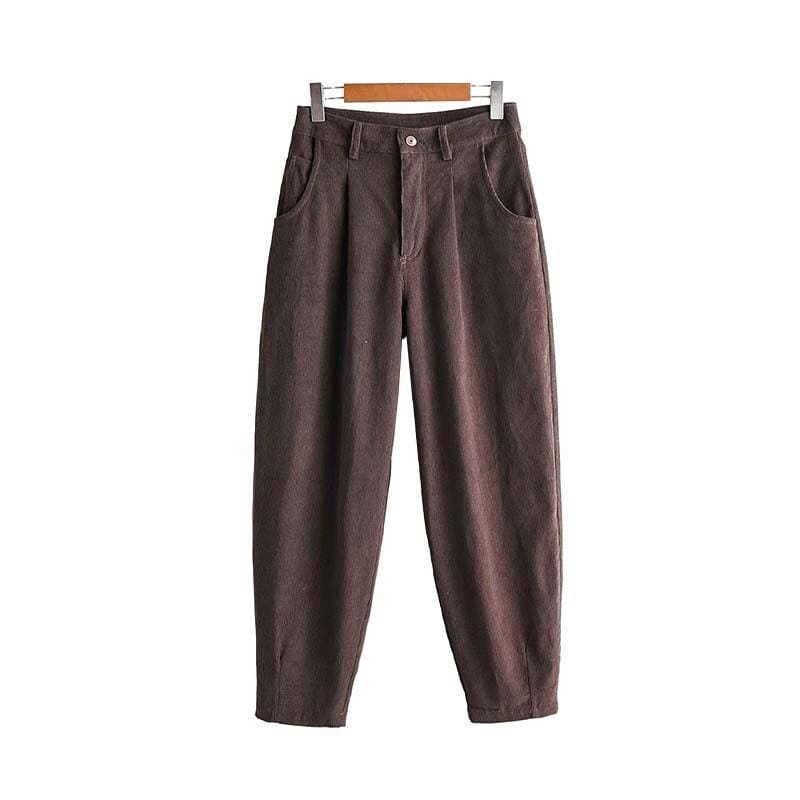 Pantalon Vintage Style Marron
