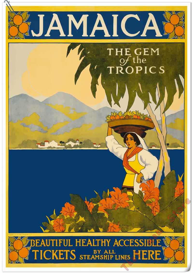 Poster Affiche Voyage Vintage
