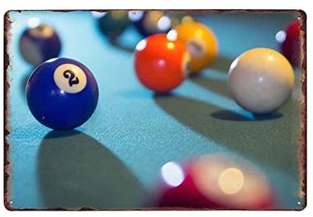 Poster Billard Vintage