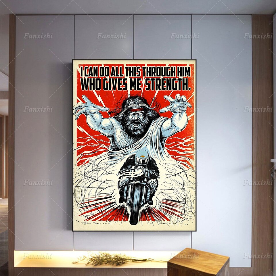 Poster Moto Cross Vintage