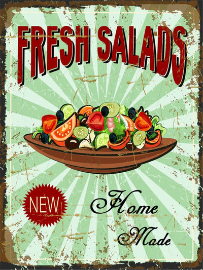 Poster Salade Vintage