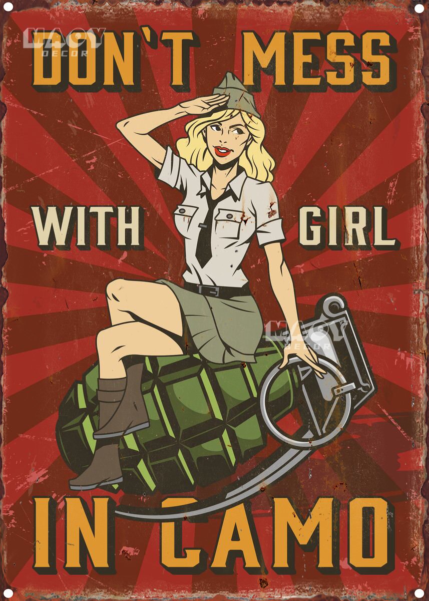 Poster Vintage Femme Rétro