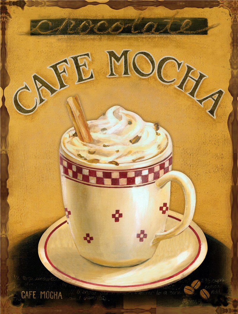 Poster Vintage Gâteaux