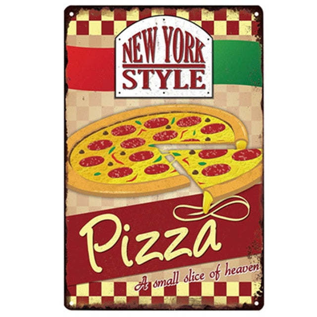 Poster Vintage Pizza Napoletana